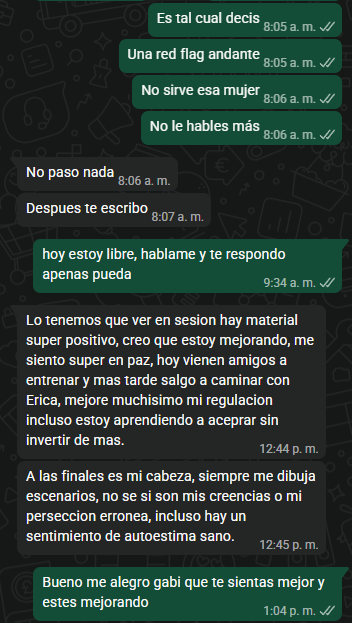 Mensaje real sobre regulación emocional, autoestima y recuperación de la vida propia